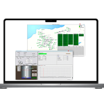 Image of SCADA-system used to monitor water